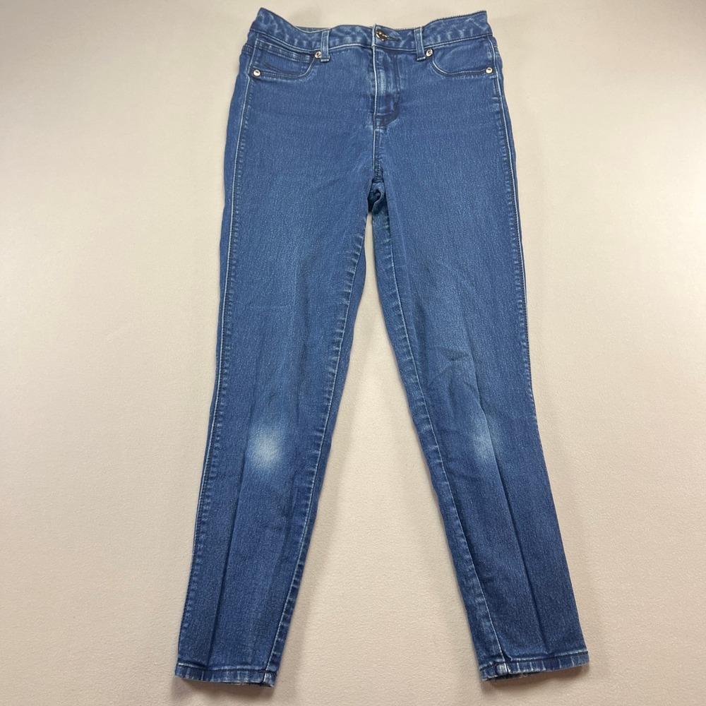 Ag Denim Skinny Jeans Womens 6 Petite Blue Cotton Stretch Zip Fly Street Wear